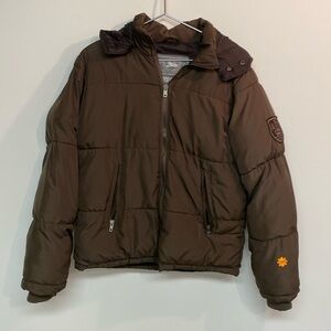 Aeropostale brand. Winter jacket. Size:M. Color: brown